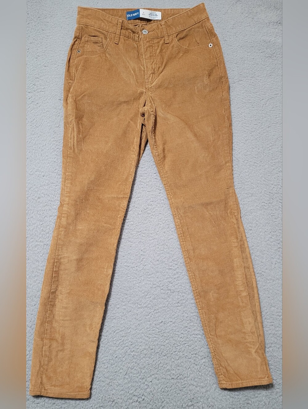Old Navy Mid Rise Rockstar Super Skinny Corduroy Pants 0 Petite